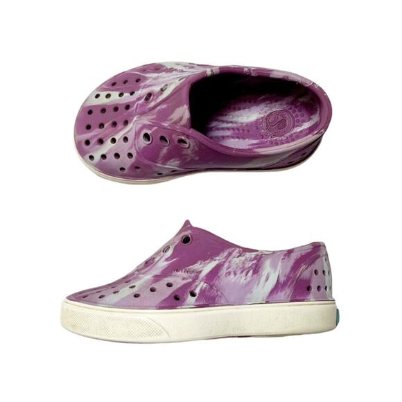 Native Miles Marbled Sneakers Size 7 - Picture 1 of 11